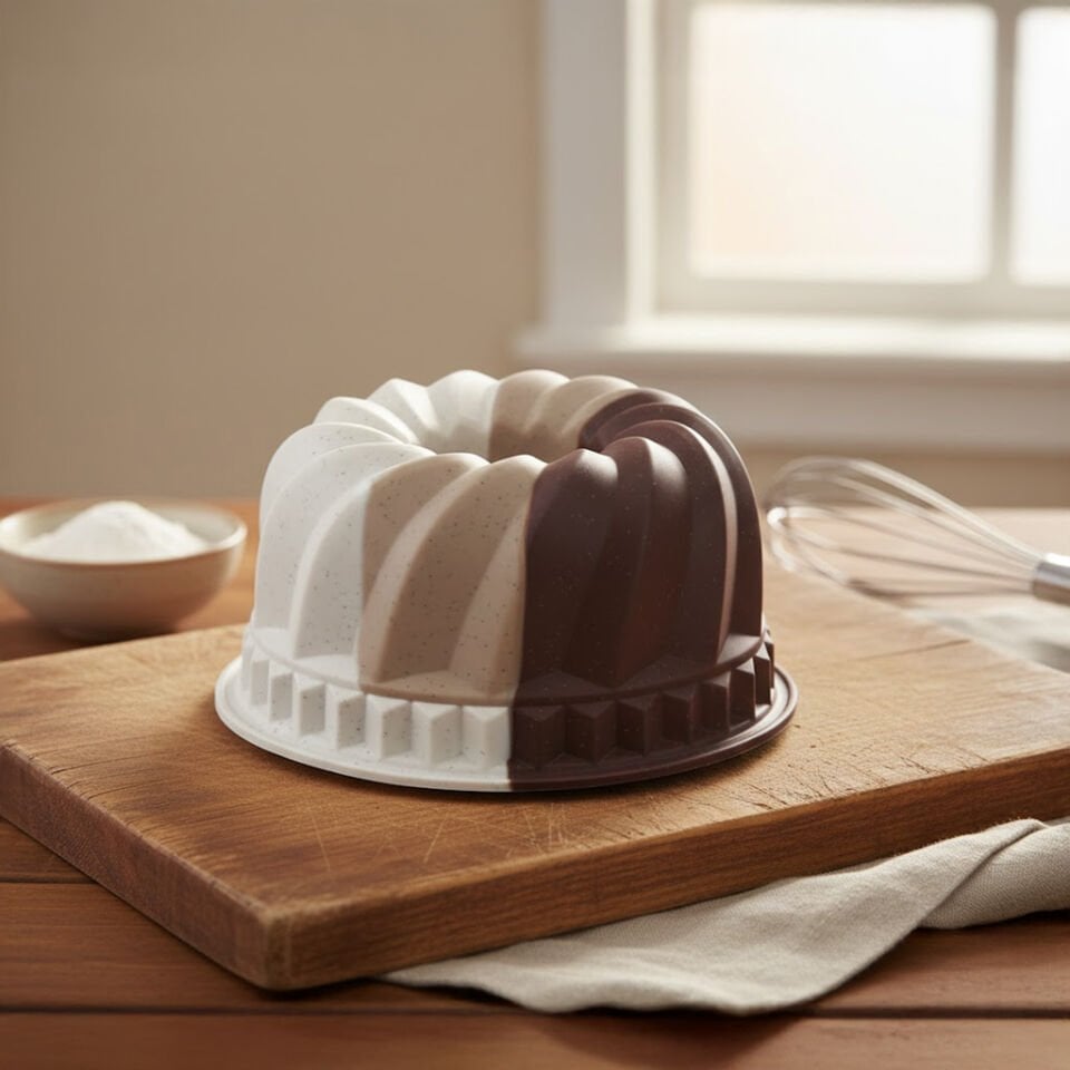 Chefmate Yapışmaz Isıya Dayanıklı Silikon Dilimli Rüzgar Gülü Kek Kalıbı