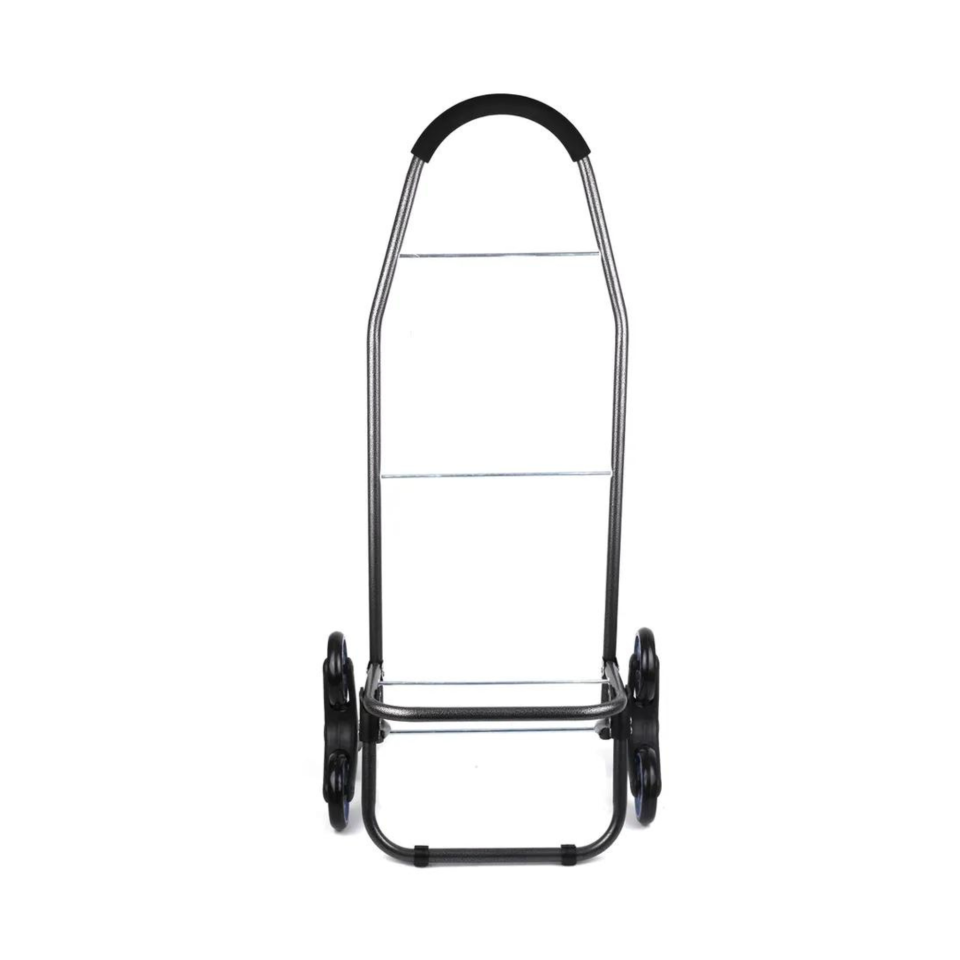 Ses Yapmaz 3 Tekerlekli Su Geçirmez Fermuarlı Çantalı Pazar Arabası Mavi