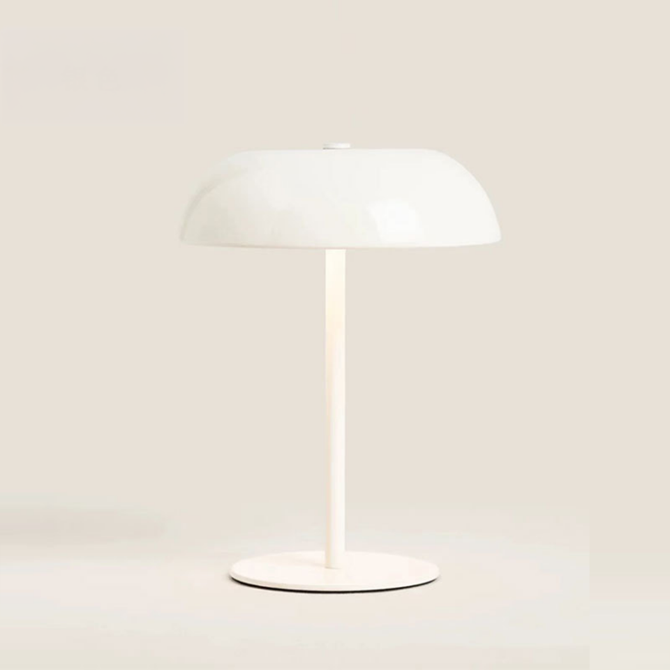 Dokunmatik Şarjlı LED Masa Lambası Kablosuz USB-C Modern Tasarım Gece Lambası Ev Ofis Masa Lambası bej