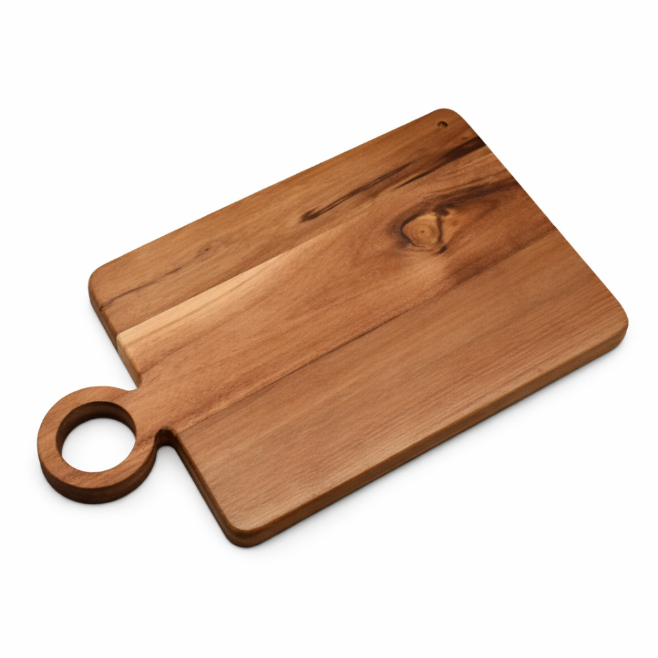 Akasya Kesme Tahtası Sunum Tahtası Doğal Bambu Mutfak Servis Tablası