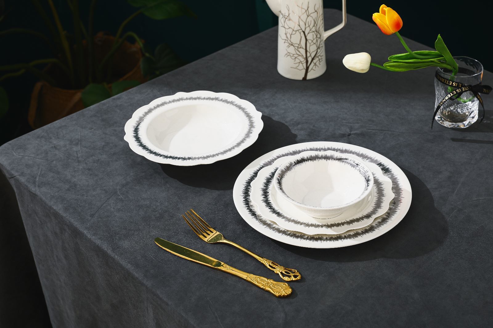 La Luce 24 Parça Yemek Takimi