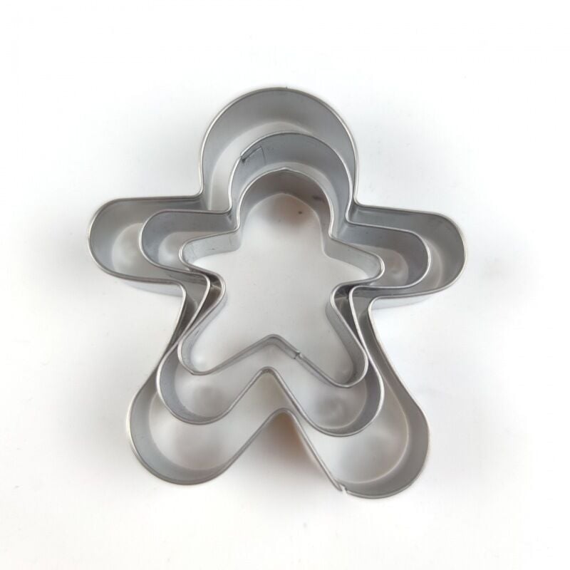 Paslanmaz Çelik Zencefilli Adam Kurabiye Kalıbı - Profesyonel Pasta Kesme Kalıbı