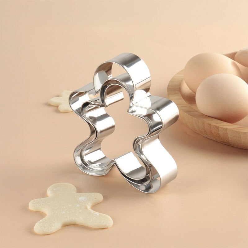 Paslanmaz Çelik Zencefilli Adam Kurabiye Kalıbı - Profesyonel Pasta Kesme Kalıbı