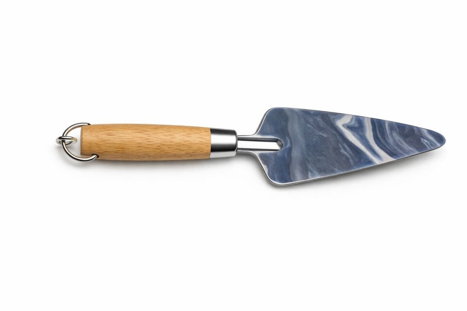 Ahşap Saplı Paslanmaz Çelik Pasta Spatulası Kek Kesme Bıçağı