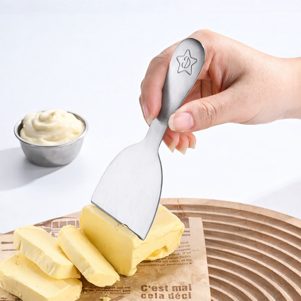 Paslanmaz Çelik Tereyağı Peynir Bıçağı Yayıcı Spatula Mutfak Aracı