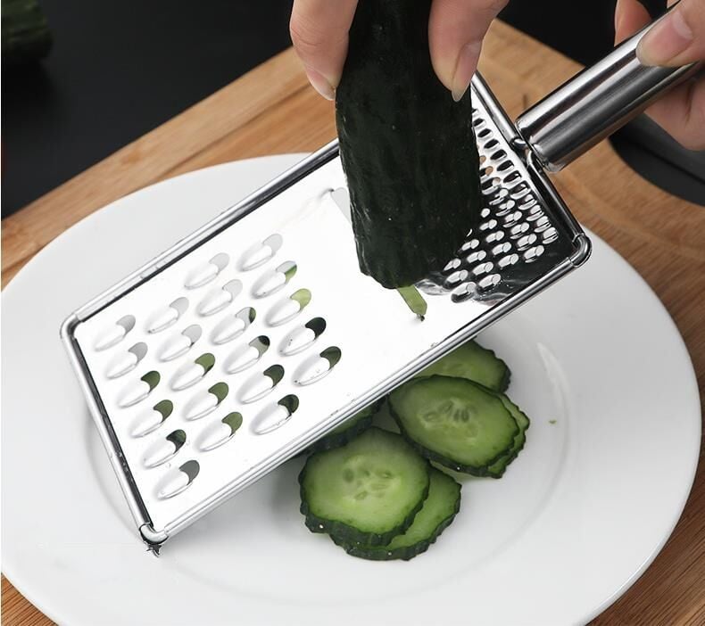 Paslanmaz Çelik Çok Fonksiyonlu Rende - Sebze Meyve Dilimleyici Mutfak Rendesi