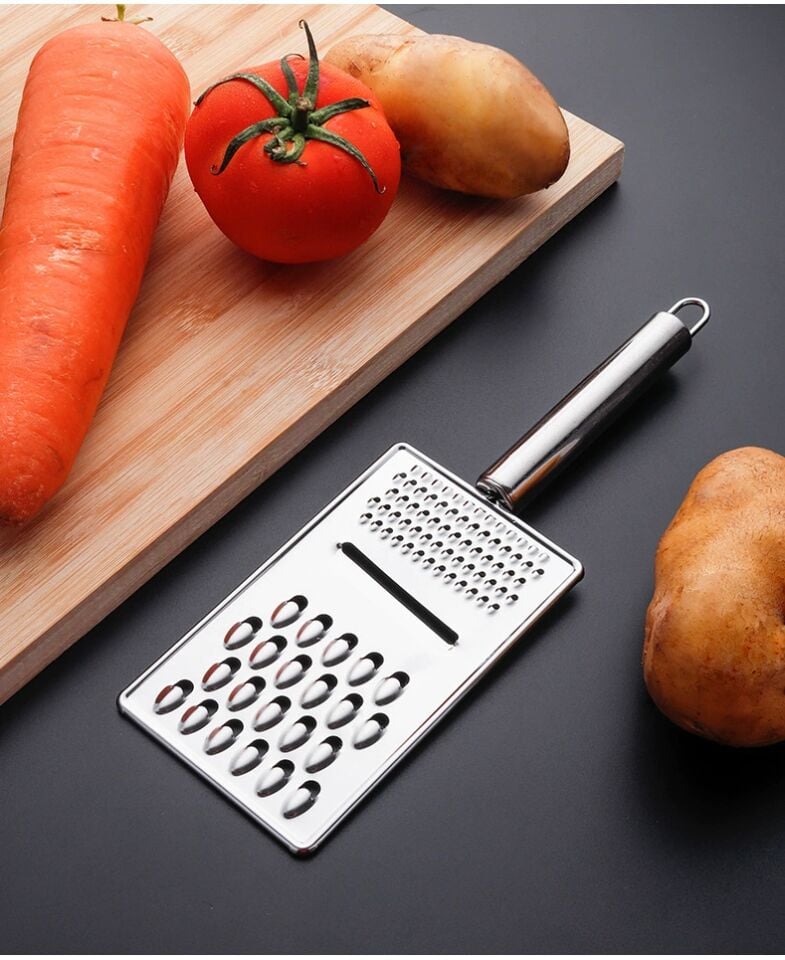 Paslanmaz Çelik Çok Fonksiyonlu Rende - Sebze Meyve Dilimleyici Mutfak Rendesi