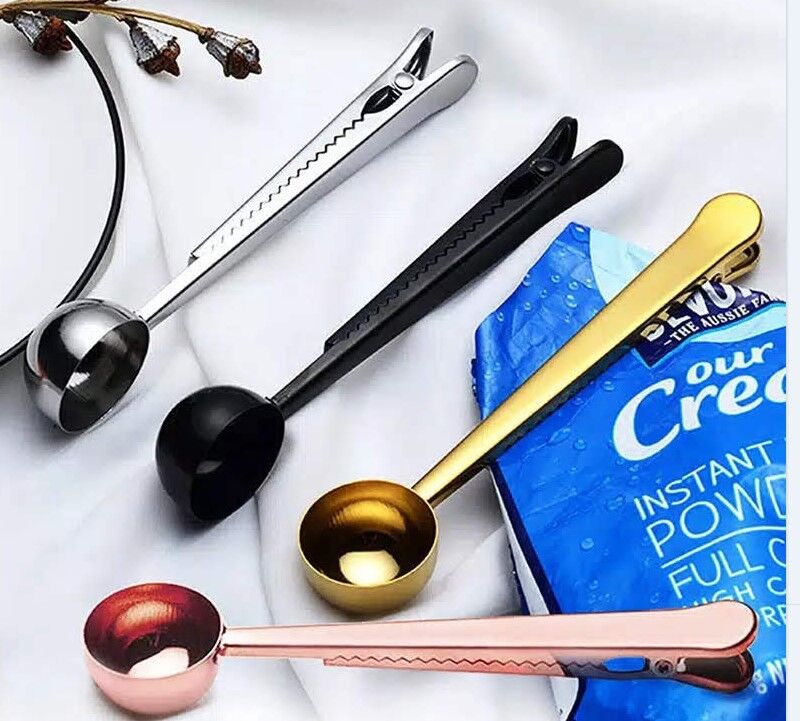 Bakır Rengi Paslanmaz Çelik Kahve Ölçü Kaşığı Barista Kaşık VD9246