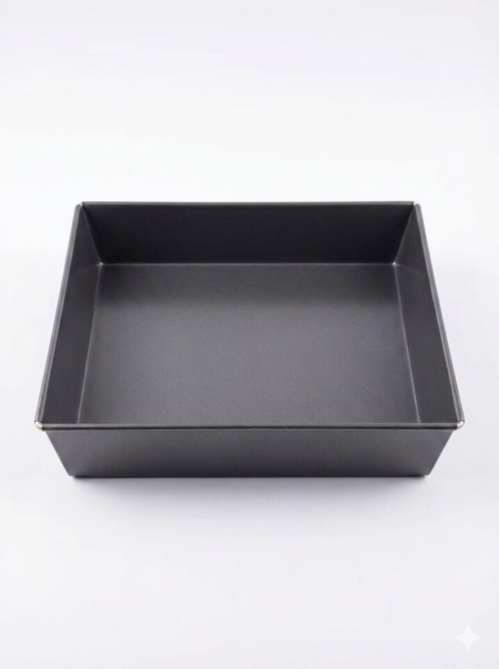 Dikdörtgen Kek Kalıbı Browni Pasta Fırın Tepsisi Yapışmaz Teflon Kaplama