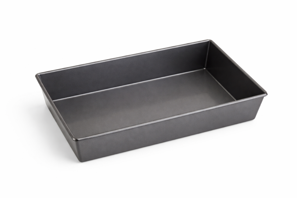 Dikdörtgen Kek Kalıbı Browni Pasta Fırın Tepsisi Yapışmaz Teflon Kaplama 28 cm