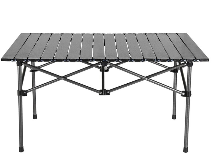 Katlanabilir Taşınabilir Kamp Masası Alüminyum Gövdeli Outdoor Piknik ve Bahçe Masası