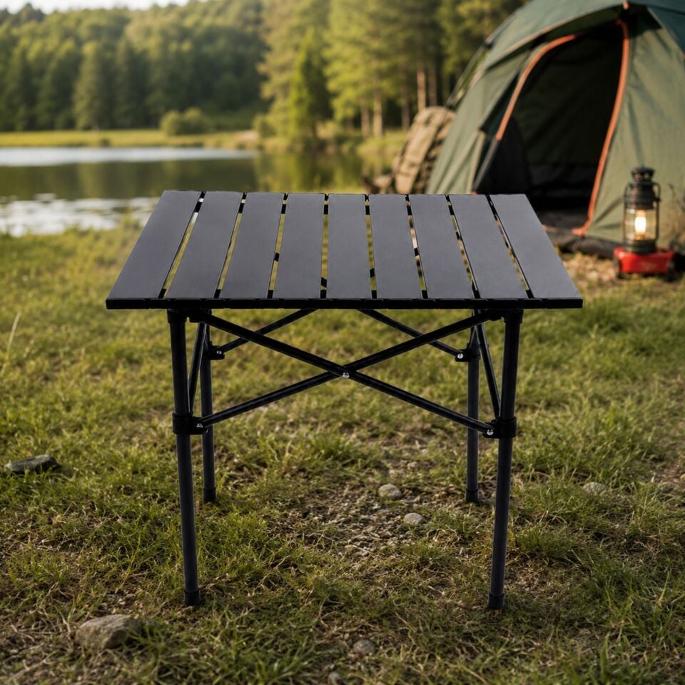 Katlanabilir Taşınabilir Kamp Masası Alüminyum Gövdeli Outdoor Piknik ve Bahçe Masası