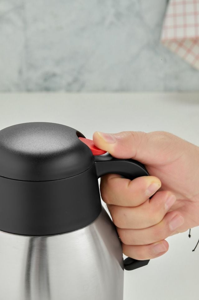 2,5 Litre Çift Kat Paslanmaz Çelik Çay Termosu