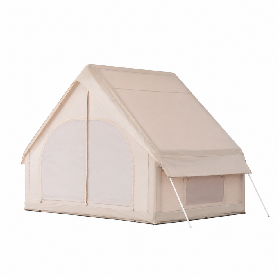 Glamping Aile Kamp Çadırı Su Geçirmez Geniş Yaşam Alanlı Outdoor Çadır