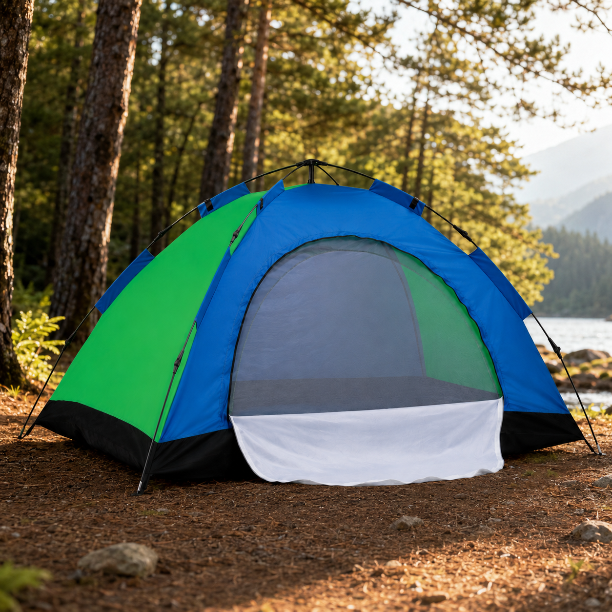 Küçük Boy Taşınabilir Su Geçirmez Aile Kamp Çadırı Hızlı Kurulumlu Outdoor Çadır - Hafif ve Taşınabilir