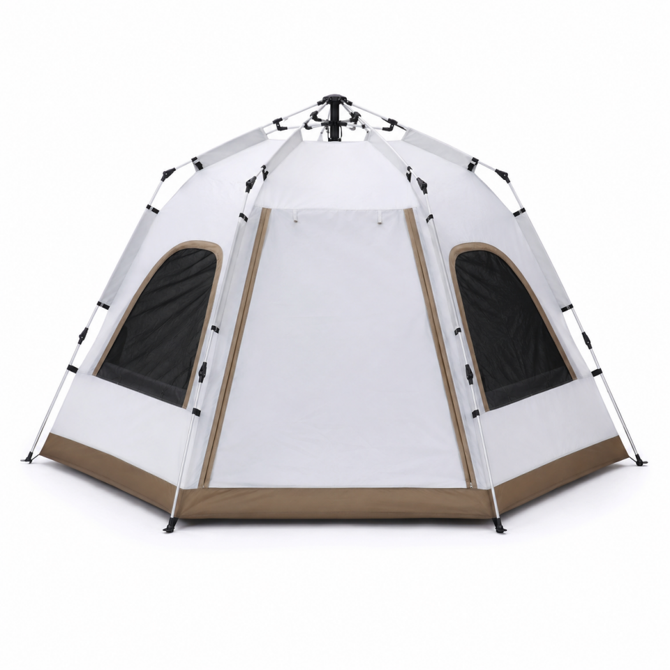 Geniş Aile Kamp Çadırı Hızlı Kurulumlu Su Geçirmez Outdoor Çadır