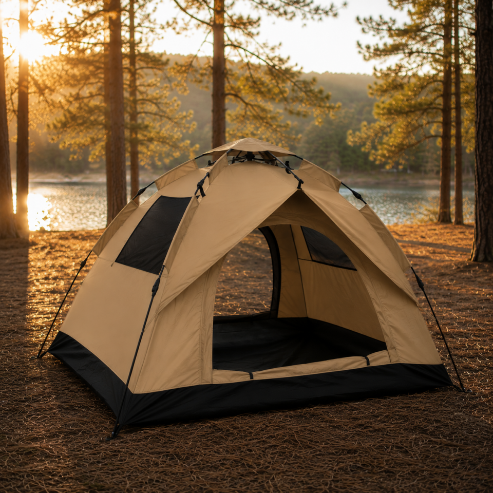Su Geçirmez Aile Kamp Çadırı Kolay Kurulumlu Outdoor ve Doğa Kampı Çadırı