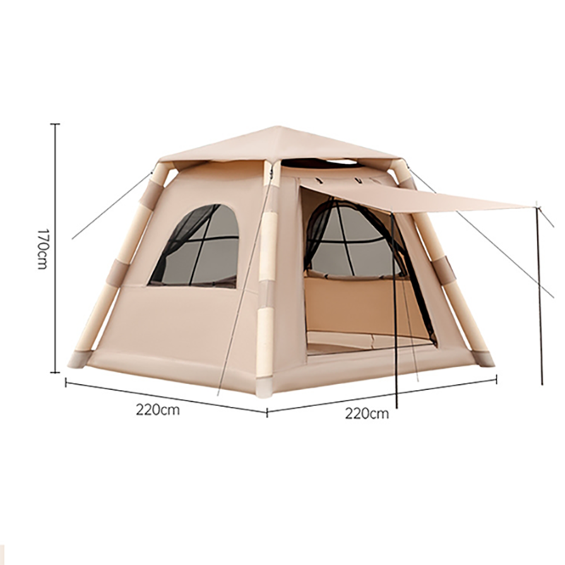 Taşınabilir Şişme Aile Kamp Çadırı Kolay Kurulumlu Suya Dayanıklı Outdoor Çadır