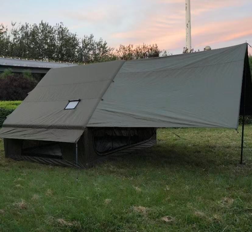 Outdoor Premium 4 Mevsim Tenteli Kamp Çadırı Şeffaf Pencereli Su Geçirmez Aile Çadırı