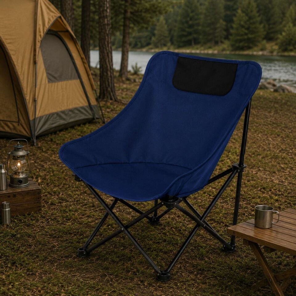 Katlanabilir Kamp Koltuğu Outdoor Piknik Balıkçı Bahçe Sandalyesi Taşınabilir