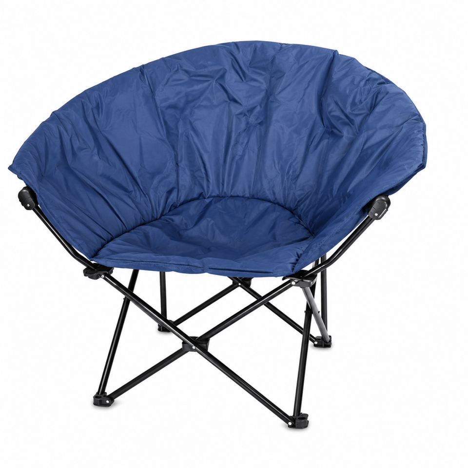 Ay Tipi Katlanabilir Kamp Sandalyesi Outdoor Piknik Bahçe Balıkçı Koltuğu