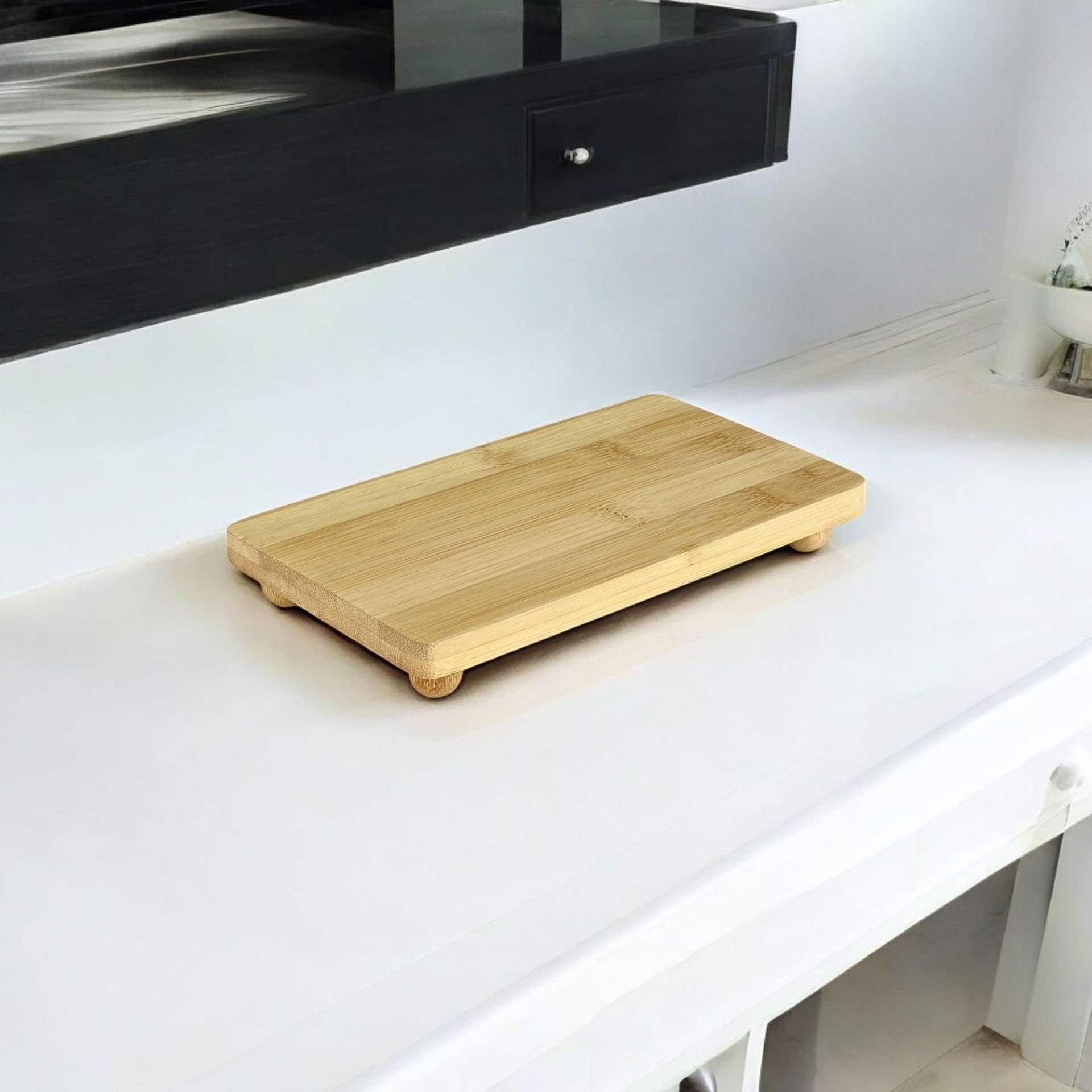 BAMBU SUNUM TAHTASI TOP AYAKLI 15*24