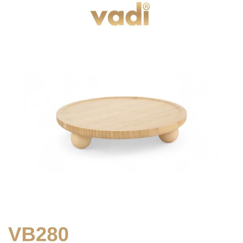 BAMBU SUNUM TAHTASI 25 CM TOP AYAKLI