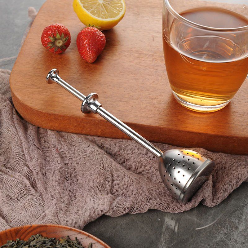 Paslanmaz Çelik Demlik Çay Süzgeci Bitki Çayı Süzgeci Çay Kahve Demleme Basmalı Çay Süzgeci