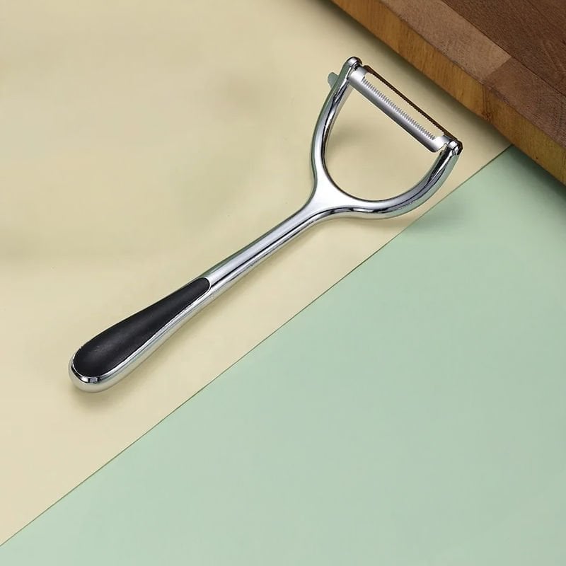 Paslanmaz Çelik Ergonomik Saplı Meyve Sebze Soyucu Soyacak