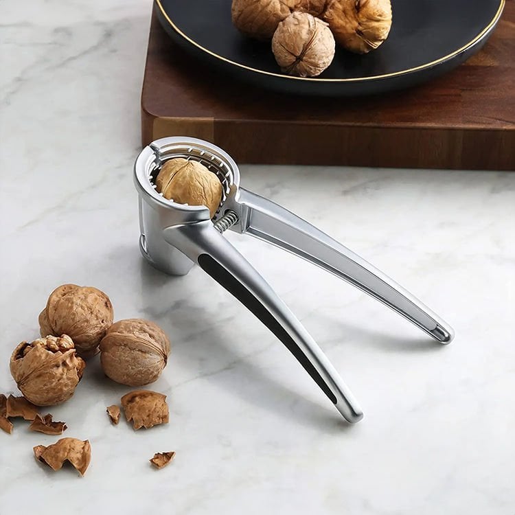 Metal Ceviz Kıracağı - Ergonomik Saplı Dayanıklı Fındık Badem Kırma Aparatı