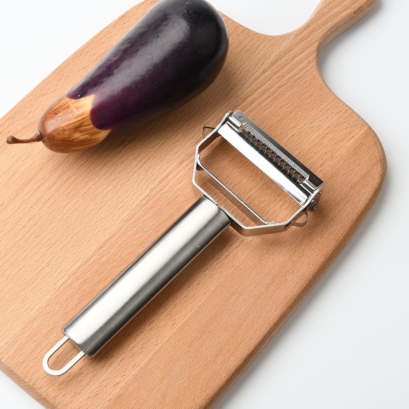 Paslanmaz Çelik Julienne Sebze Soyucu Rende Bıçaklı Havuç Patates Dilimleyici