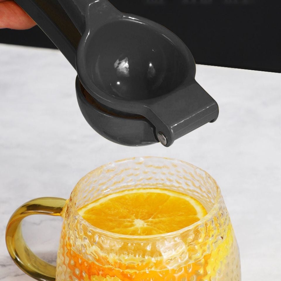 Metal Limon Sıkacağı - Ergonomik Saplı Elde Kullanım Pratik Narenciye Presi