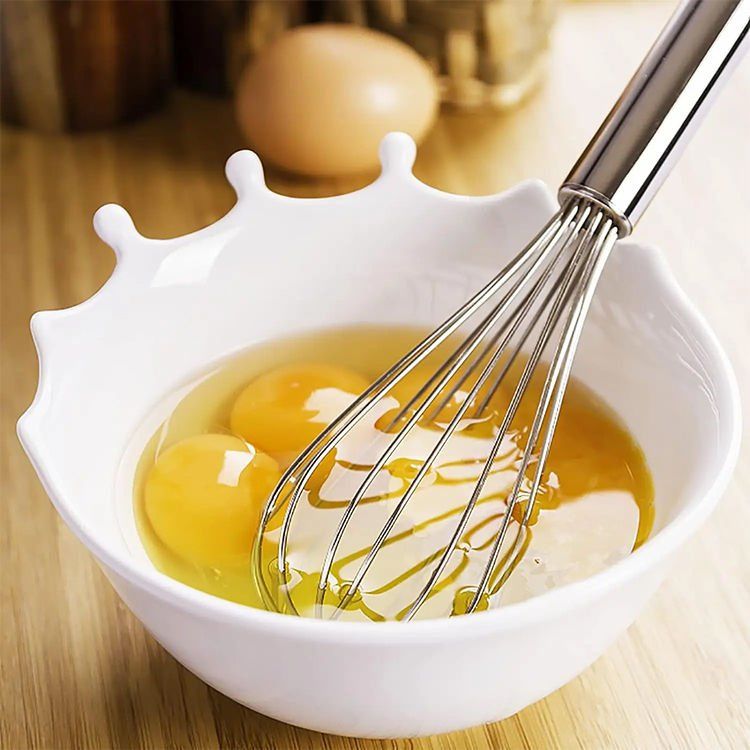 Paslanmaz Çelik Yumurtalık Sos Krema Çırpıcı Sos Karıştırıcı 40 cm