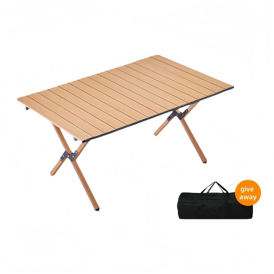 Outloft Katlanabilir Kamp Masası – Alüminyum Gövdeli Taşınabilir Piknik ve Bahçe Masası 90 cm