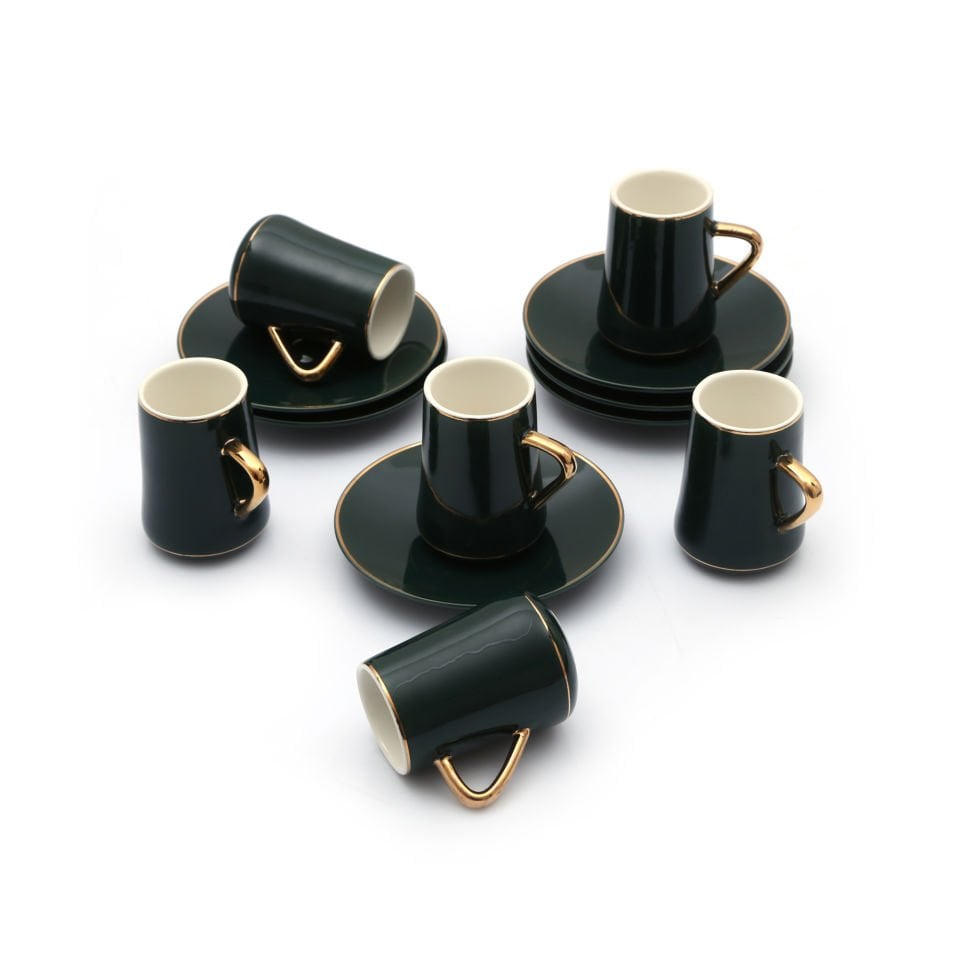 Kahve Seti 12 Parça Beyaz