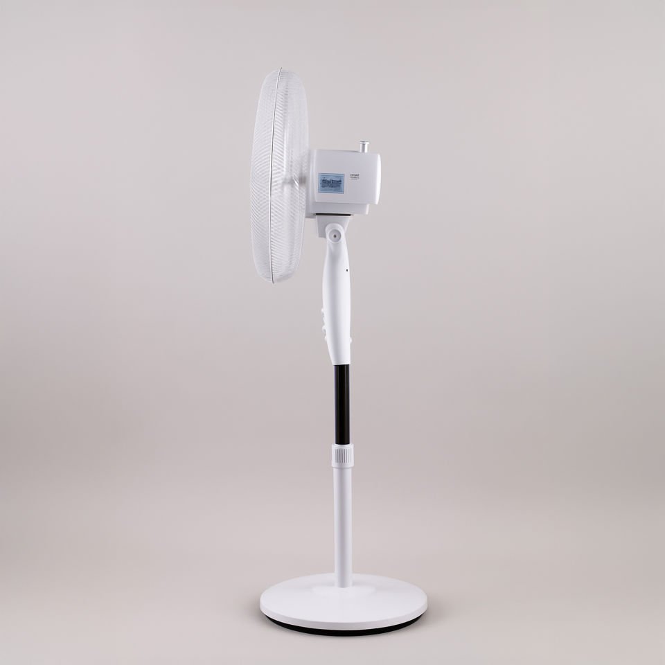 45W Sessiz Ayaklı Vantilatör – 3 Kademeli Hız, Döner Başlık, Ayarlanabilir Yükseklikli Fan