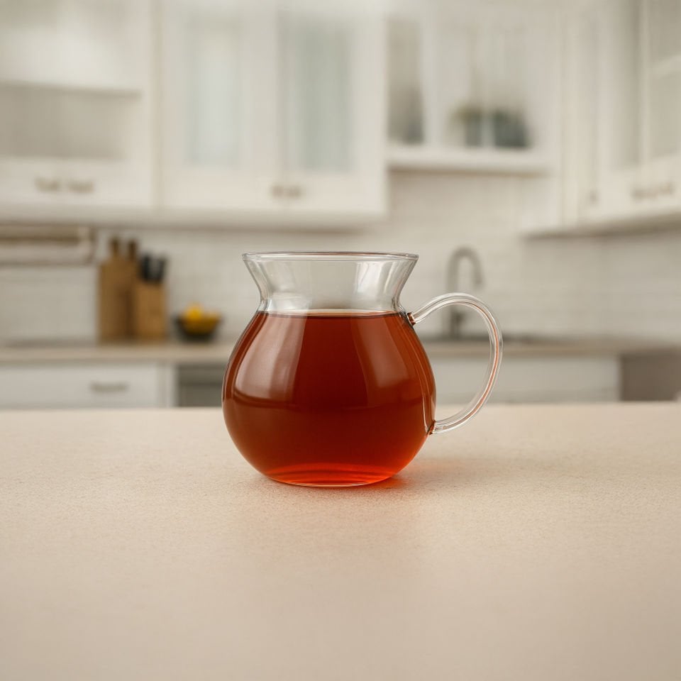 Keyf-i Ala 6'lı Isıya Dayanıklı Borosilikat Cam Kulplu Çay Bardağı 200 ml