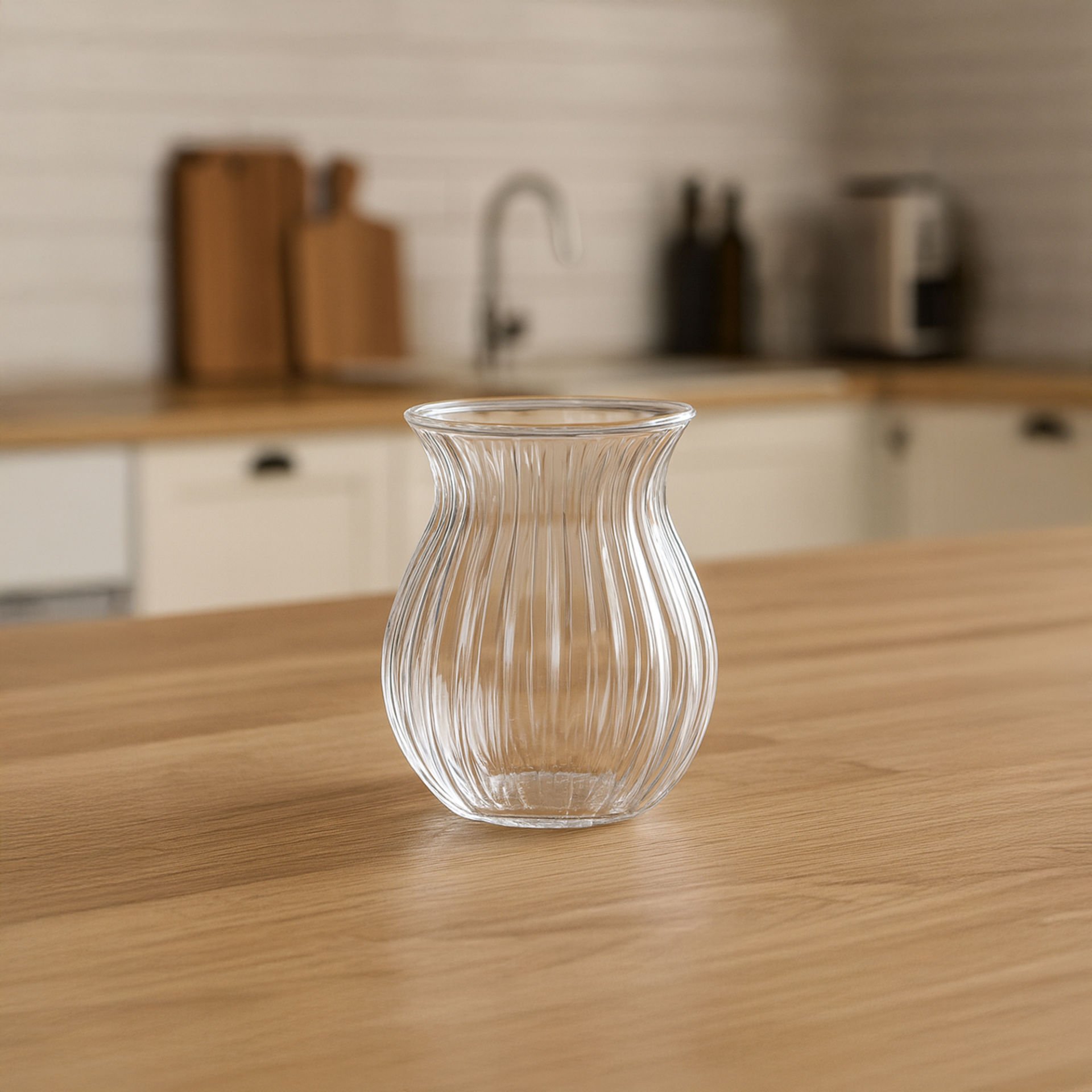 Keyf-i Ala 6'lı Isıya Dayanıklı Borosilikat Cam Çizgili Çay Bardağı 200 ml