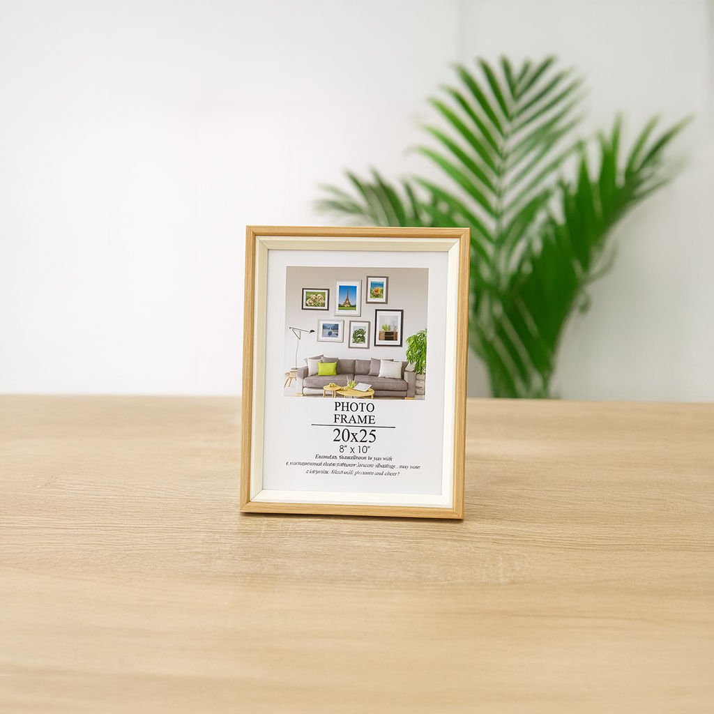 Mira Ahşap Çerçeve 10x15 cm – Sertifika, Diploma, Belge ve Fotoğraf için Dekoratif Çerçeve