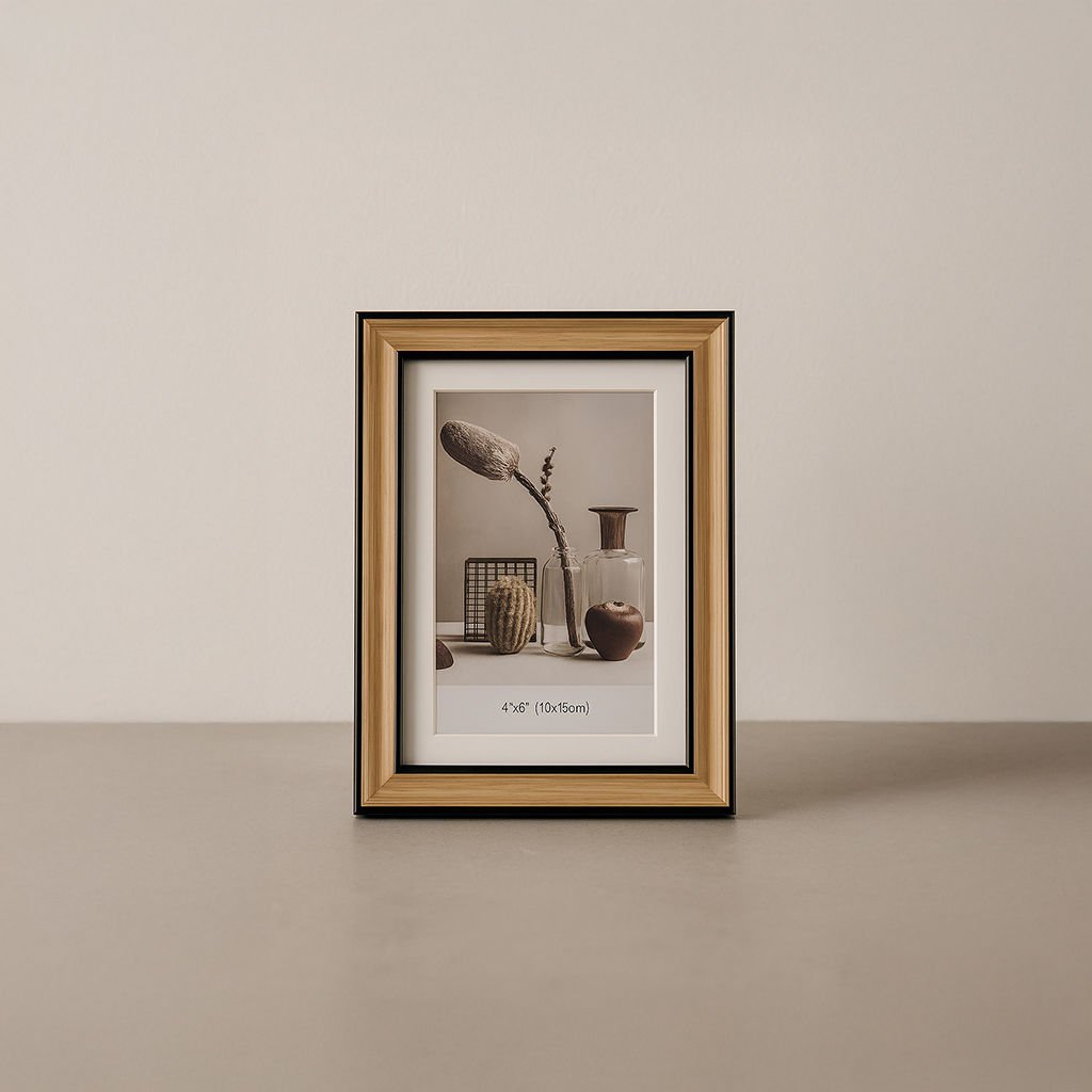 Mira Ahşap Çerçeve 20x25 cm – Sertifika, Diploma, Belge ve Fotoğraf için Dekoratif Çerçeve