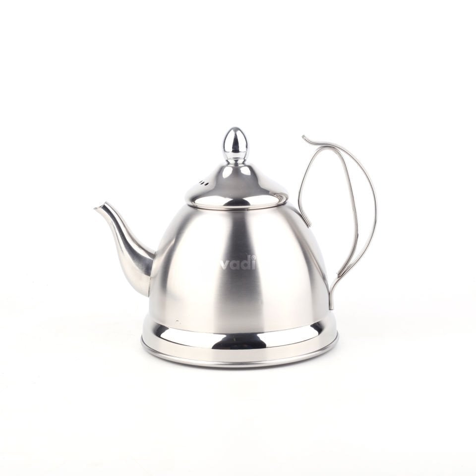 Lumina Paslanmaz Çelik Gümüş Çay Demlik 1L