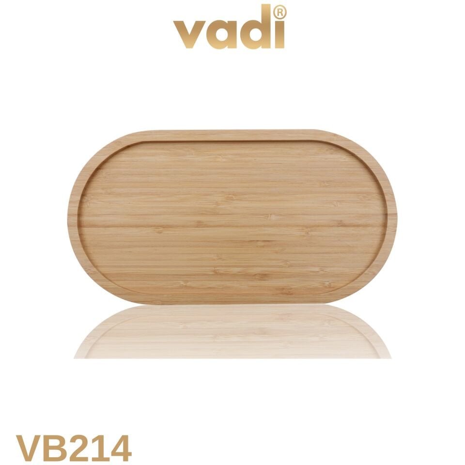 BAMBU SUNUM TABAĞI OVAL BÜYÜK