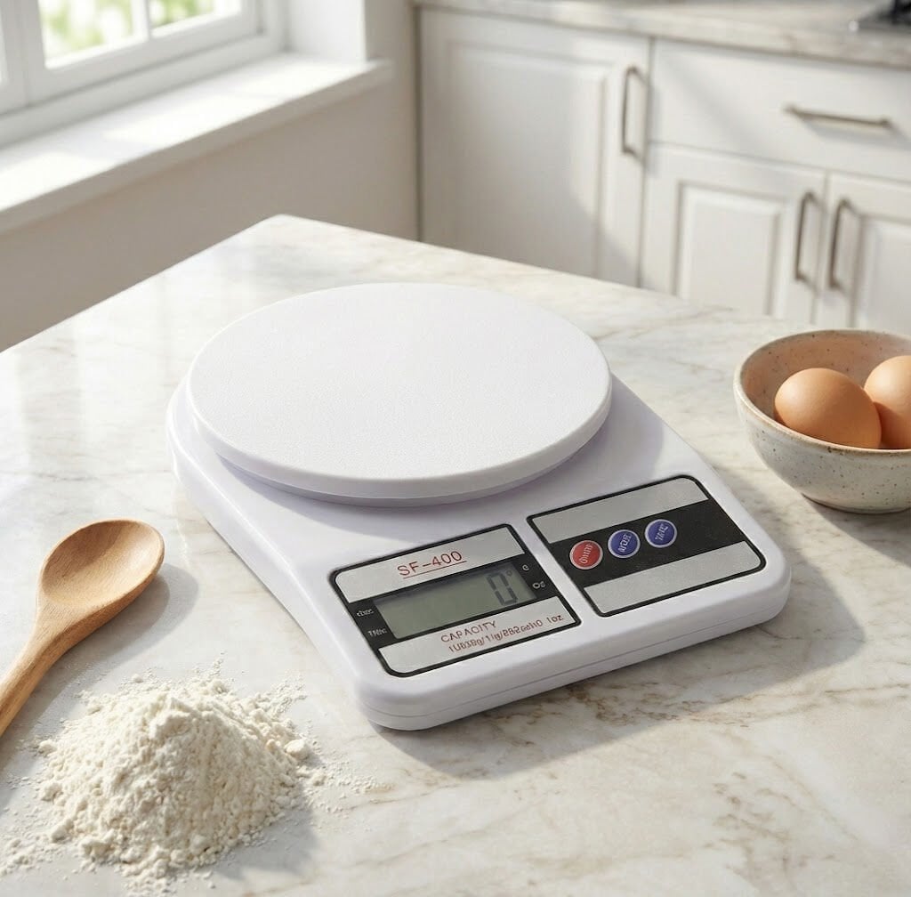 Dijital Mutfak Terazisi 10 Kg Hassas Elektronik Tartı Lcd Ekran SF-400