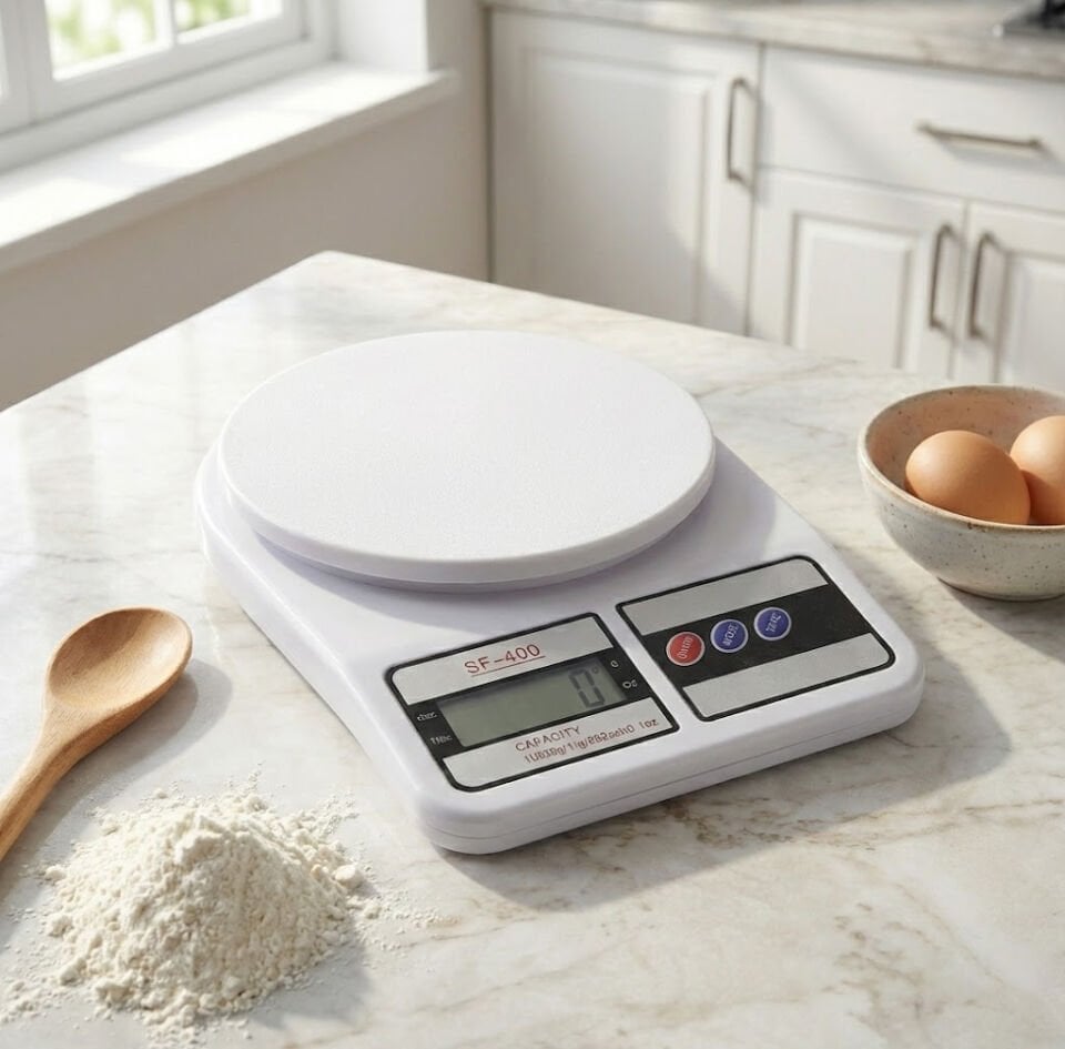 Dijital Mutfak Terazisi 10 Kg Hassas Elektronik Tartı Lcd Ekran SF-400